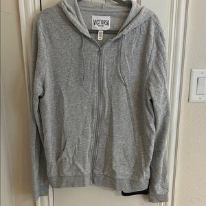 Victoria's Secret Gray Hoodie Jacket